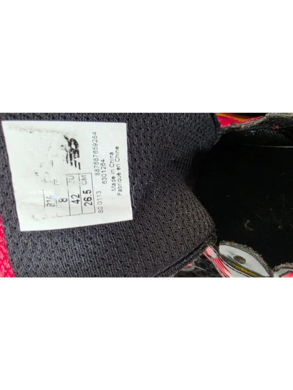 NEW BALANCE 860 V3 RUN DISNEY MICKEY MOUSE BLACK RED YELLOW RUNNING SHOES M 8.5